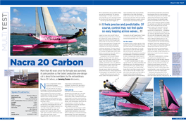 Nacra 20 Carbon