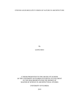 University of Florida Thesis Or Dissertation Formatting