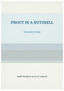 Prout in a Nutshell Volume 4 Second Edition E-Book