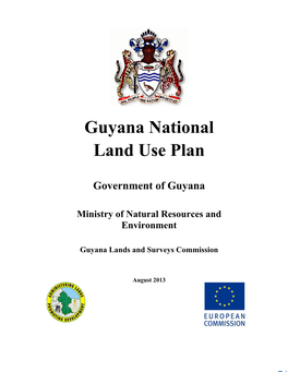 Guyana National Land Use Plan