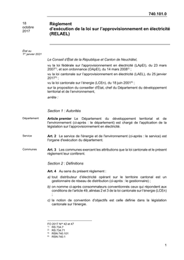 Règlement D'exécution De La Loi Sur L'approvisionnement En