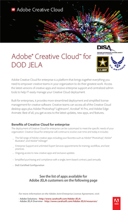 Adobe Creative Cloud for Enterprise Overview