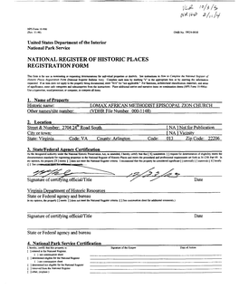 National Register of Historic Places Registration Form