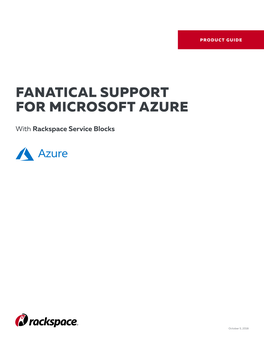 Fanatical Support for Microsoft Azure