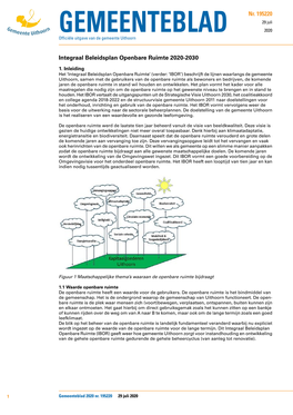 Integraal Beleidsplan Openbare Ruimte 2020-2030