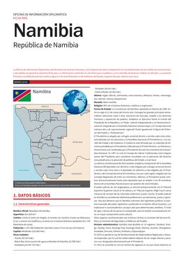 Namibia República De Namibia