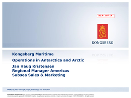 KONGSBERG – Powerpoint-Template