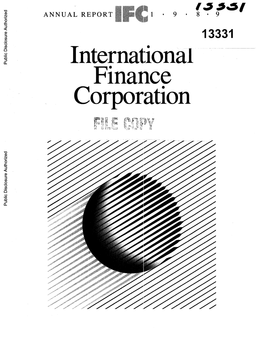 Finance Corporation (IFC) Is a Multilateral Development Institution