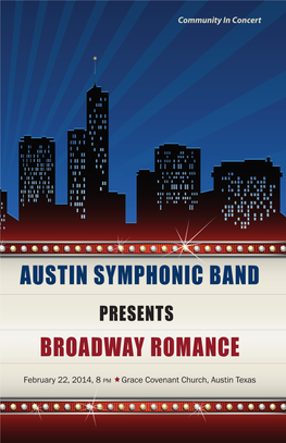 Austin Symphonic Band Broadway Romance