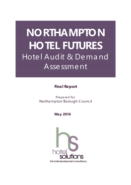 Northampton Hotel Futures Study 2016 (PDF 946KB)
