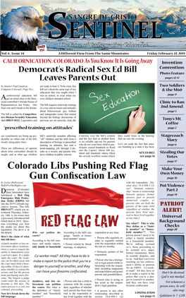 Colorado Libs Pushing Red Flag Gun Confiscation