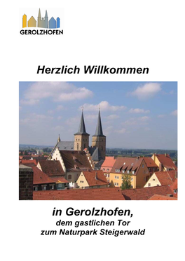 Herzlich Willkommen in Gerolzhofen