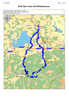 Drei-See Tour Mit Winkelmoos