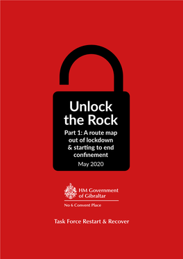 Unlock the Rock Part 1: a Route Map out of Lockdown & Starting to End Confinement May 2020