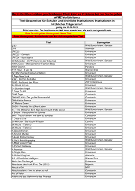 Gesamtliste Lizenztitel (Pdf)