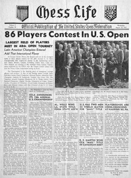 86 Players Contest in U.S. Open