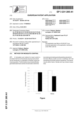 Method for Mosquito Control