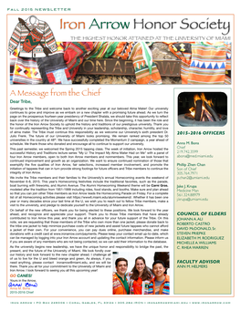 2015 Fall Newsletter.Pages