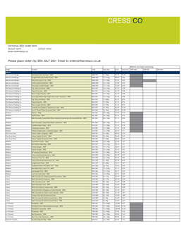 Cress Christmas 2021 Order Form.Xlsx