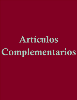 Artículos Complementarios Instituto Nacional De Medicina Legal Y Ciencias Forenses Nacional De Medicina Legal Y Ciencias Forenses Instituto