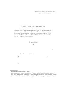 When Is the Insertion of the Generators Injective for a Sur-Reflective Subcategory of a Category of Many-Sorted Algebras?