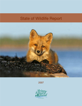 2007 PEI State of Wildlife Report