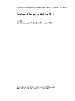 Geological Survey of Denmark and Greenland Bulletin 26, 2012