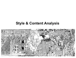 Style & Content Analysis