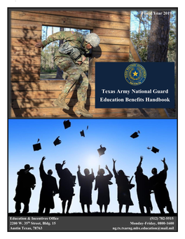 Texas Army National Guard Education Benefits Handbook