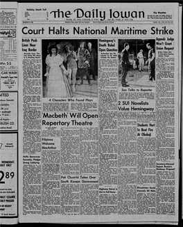 Daily Iowan (Iowa City, Iowa), 1961-07-04