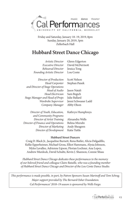 Hubbard Street Dance Chicago