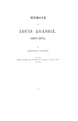 Louis Agassiz