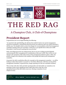 GDHC Red Rag May 2016