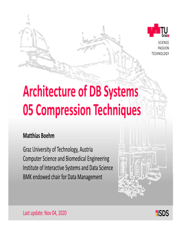 Compression Techniques