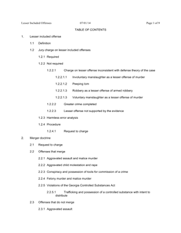 Lesser Included Offenses 07/01/14 Page 1 of 9