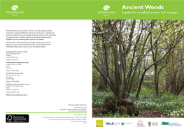 Ancient Woods a Guide for Woodland Owners and Managers