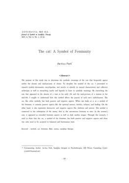 The Cat: a Symbol of Femininity