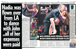 Model Partnered Delaney at Strictly Aney at Strictly