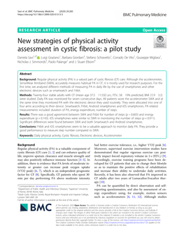 New Strategies of Physical Activity