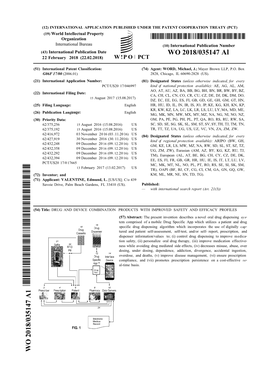 WO 2018/035147 Al 22 February 2018 (22.02.2018) W !P O PCT