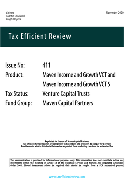 Tax Efficient Review