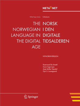 The Norwegian Language in the Digital Age