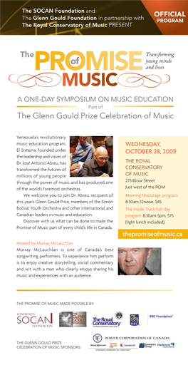 The Glenn Gould Prize Celebration of Music