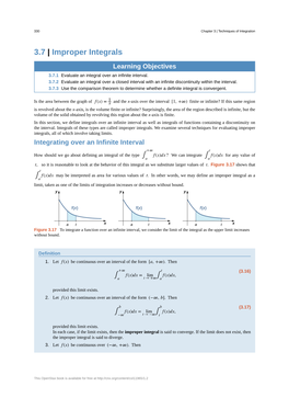 Improper Integrals