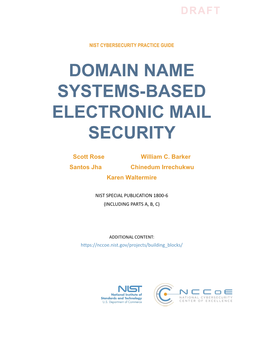 Domain Name Systems-Based Electronic Mail Security