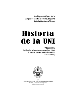 Historia De La UNI