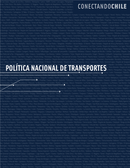 Política Nacional De Transportes