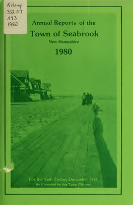 Annual Reports of the Town of Seabrook, New Hampshire for the Year