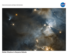 Stellar Shadow in Serpens Nebula