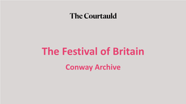 The Festival of Britain